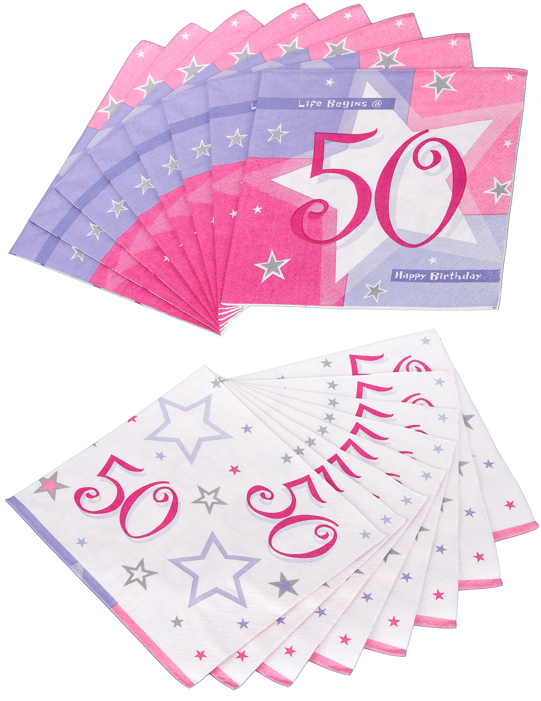 16 Serviettes en papier Ages 33 x 33 cm