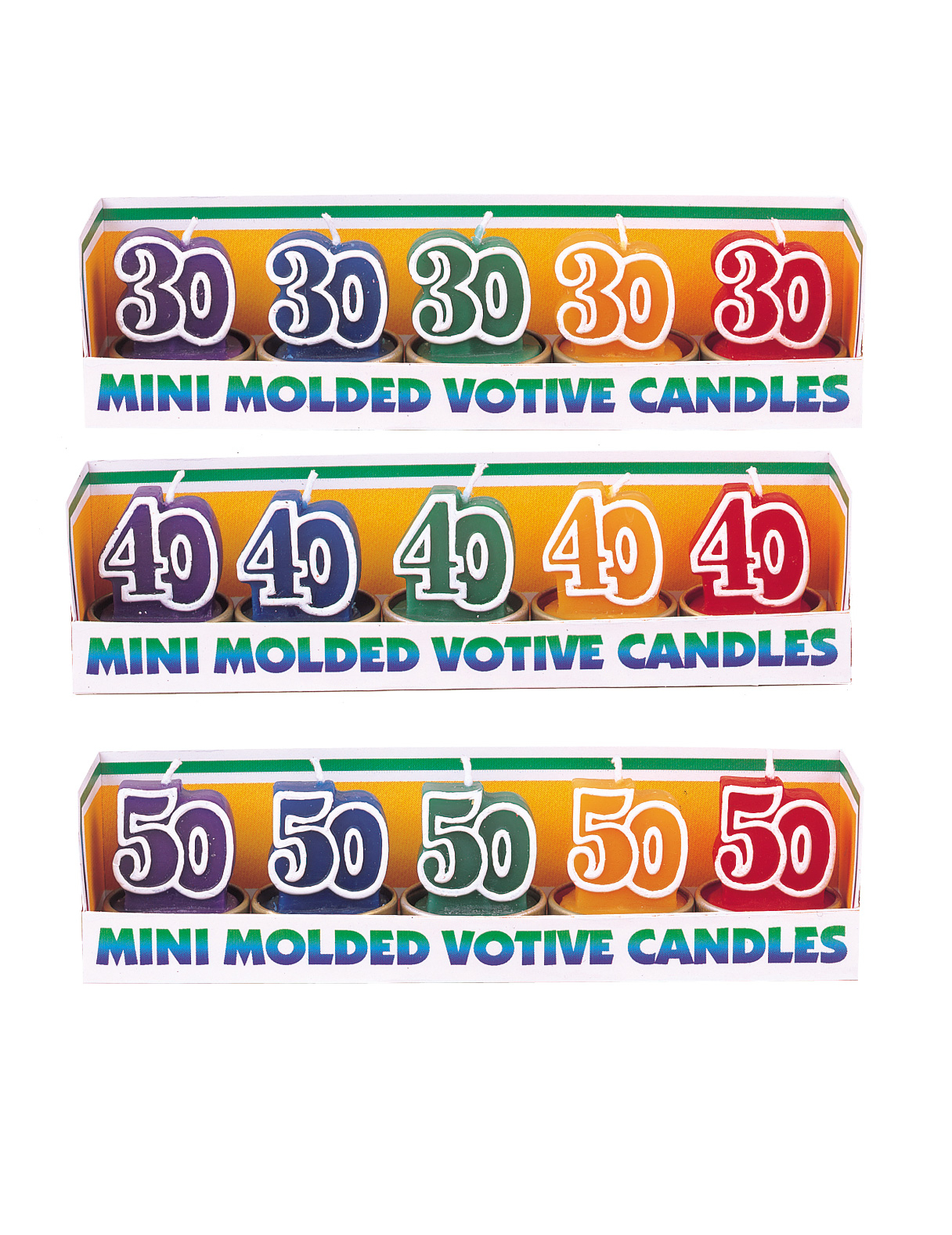 Mini bougies ages