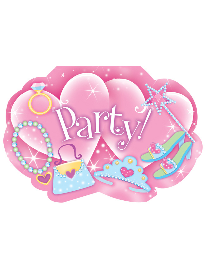 Invitations party princesse