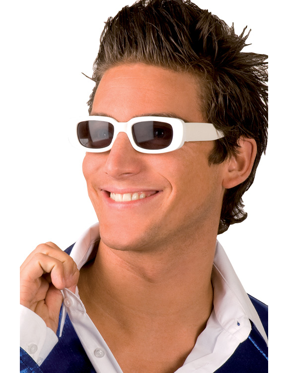 Lunettes blanches adulte