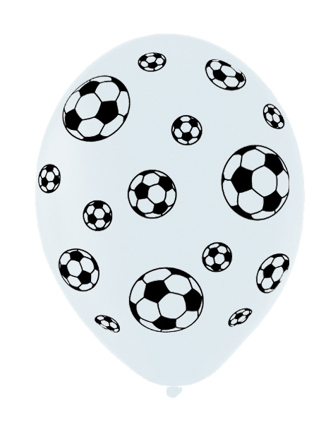6 Ballons gonflables football