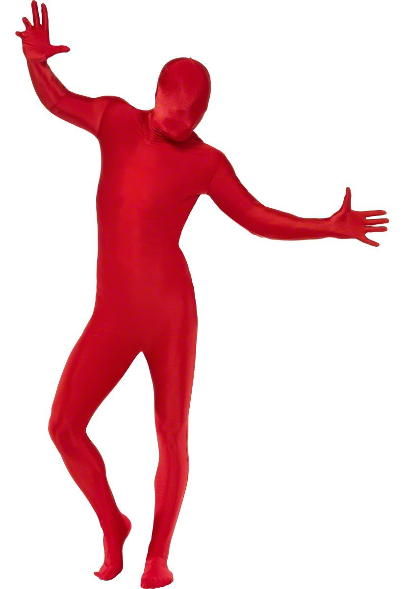 Déguisement seconde peau rouge adulte