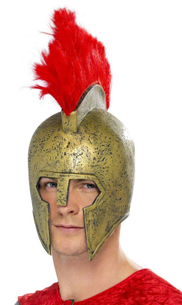 Casque gladiateur romain latex adulte