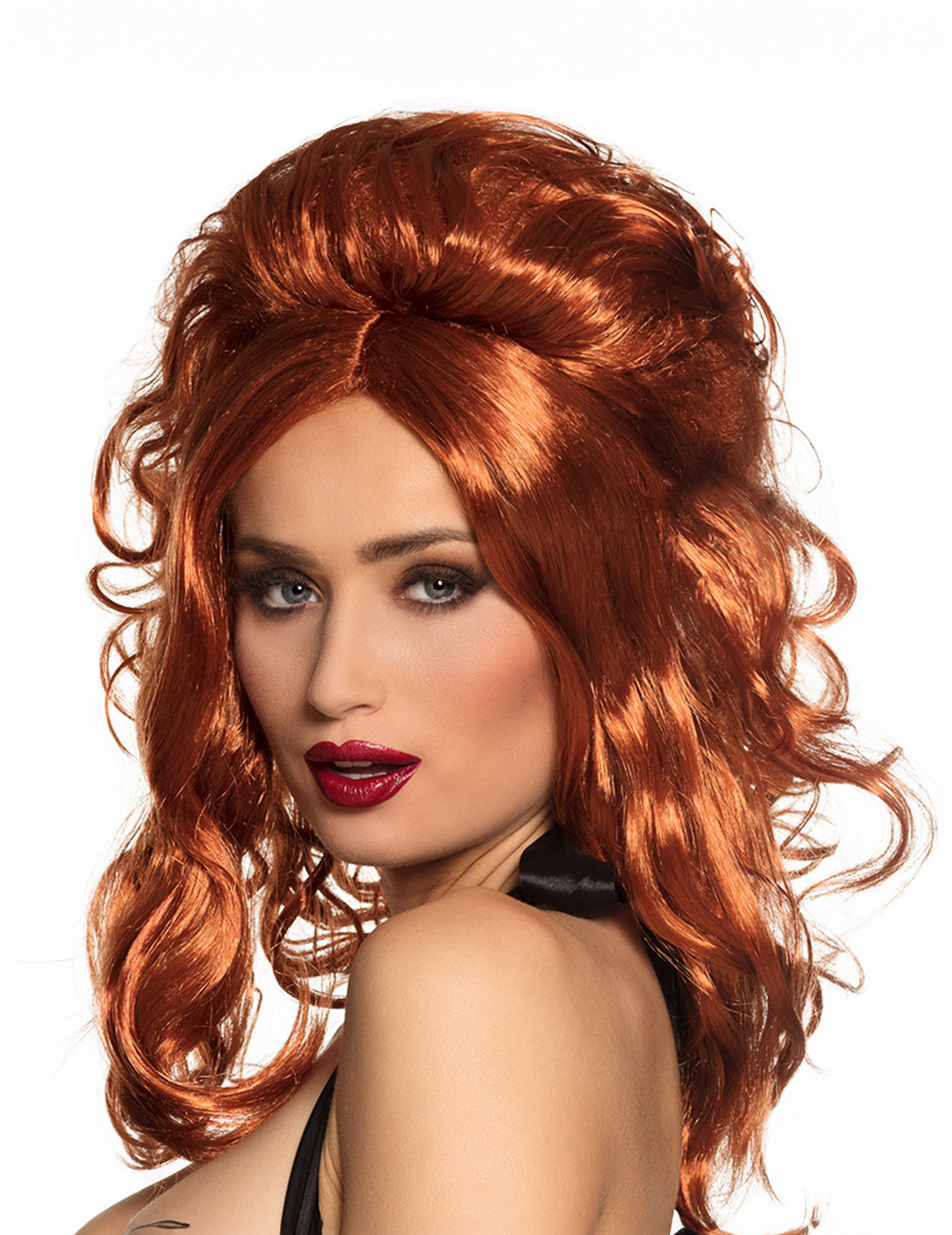 Perruque cowgirl rousse femme