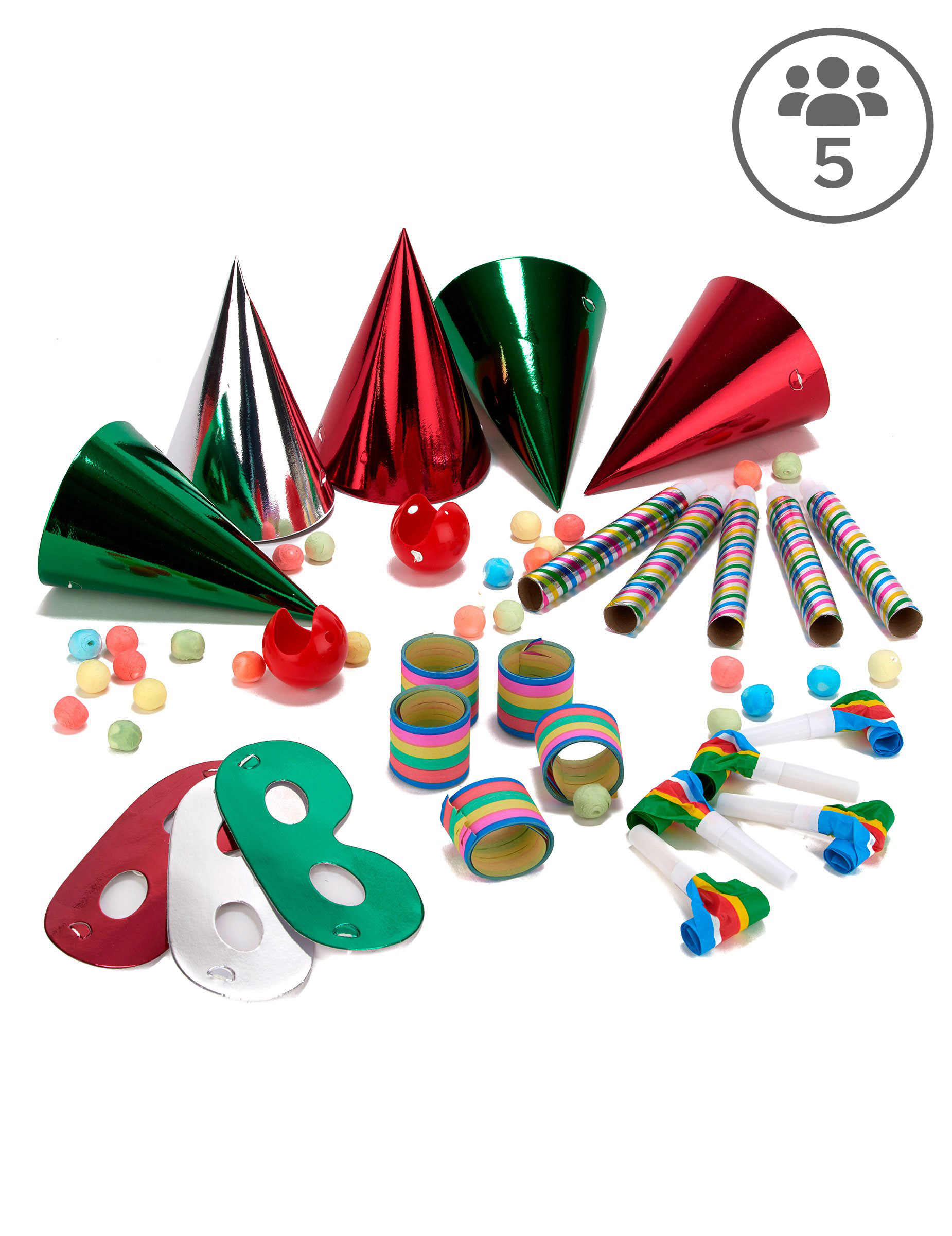 Kit cotillons 5 personnes