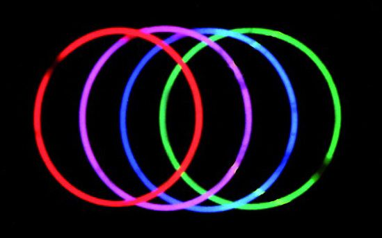 Lot de 50 colliers lumineux