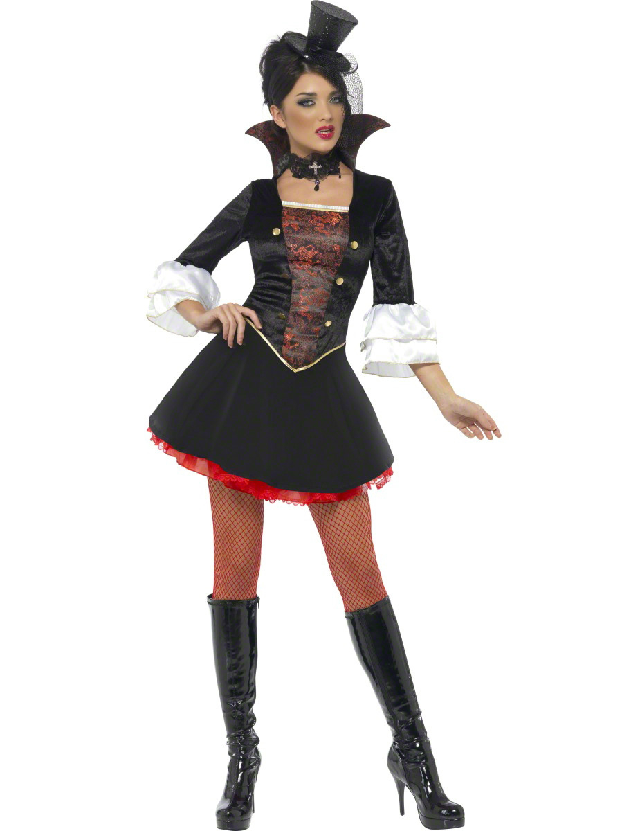 Déguisement court vampire femme Halloween