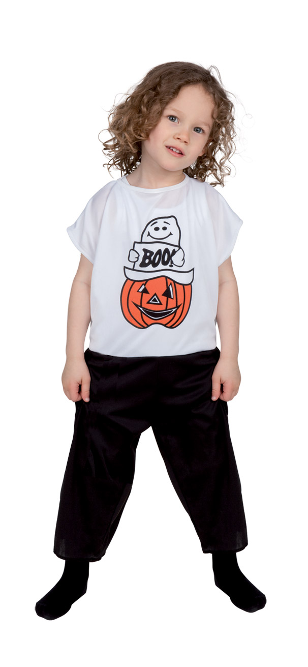 Déguisement fantôme et citrouille d'Halloween enfant