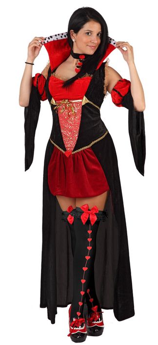 Déguisement reine de coeur femme