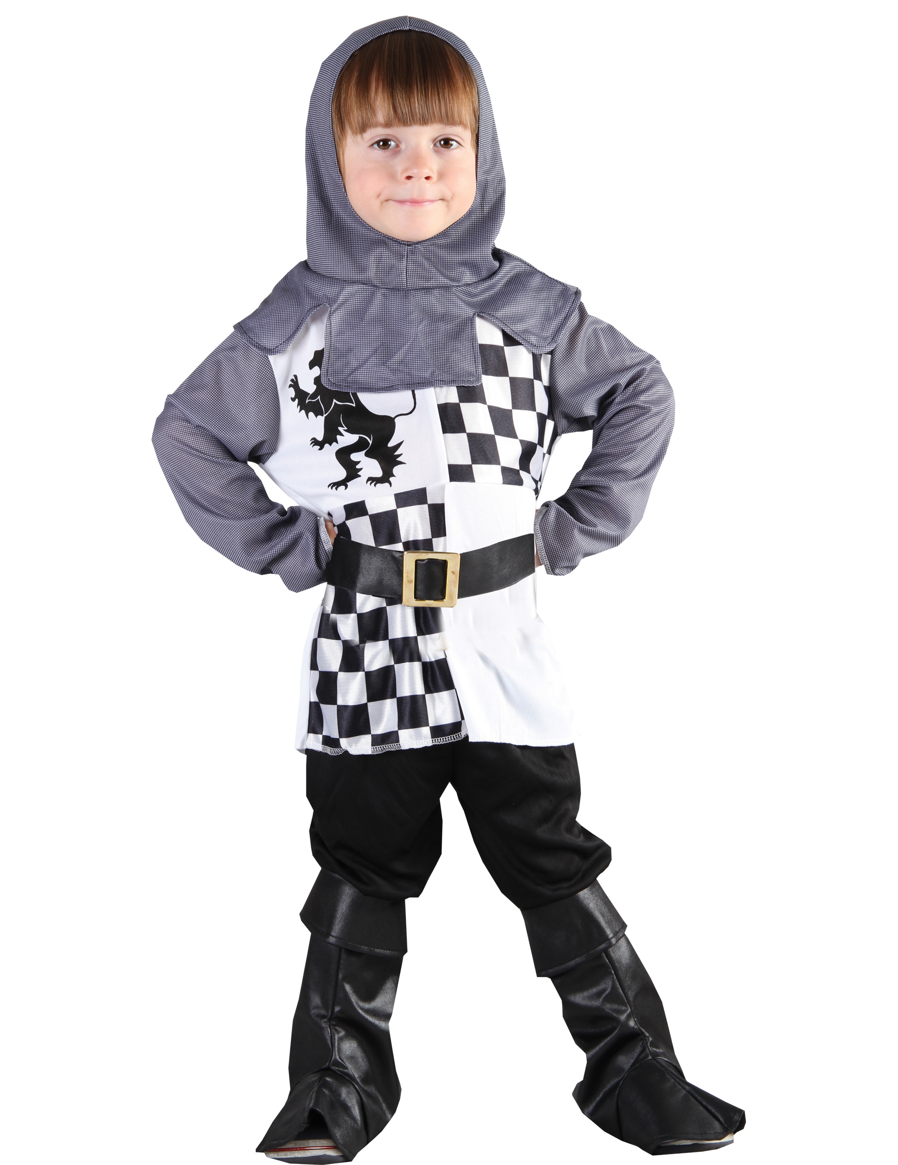 Déguisement chevalier damier garçon