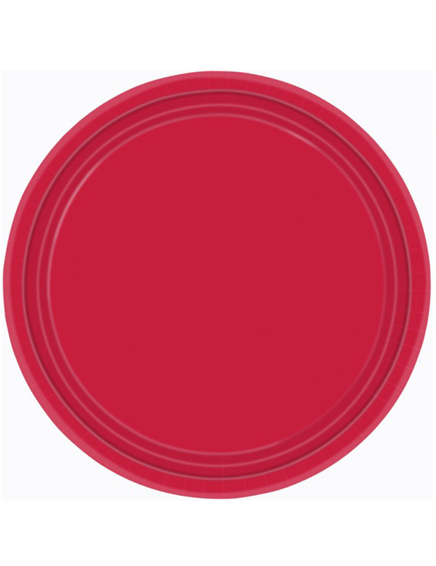 8 Assiettes rouges
