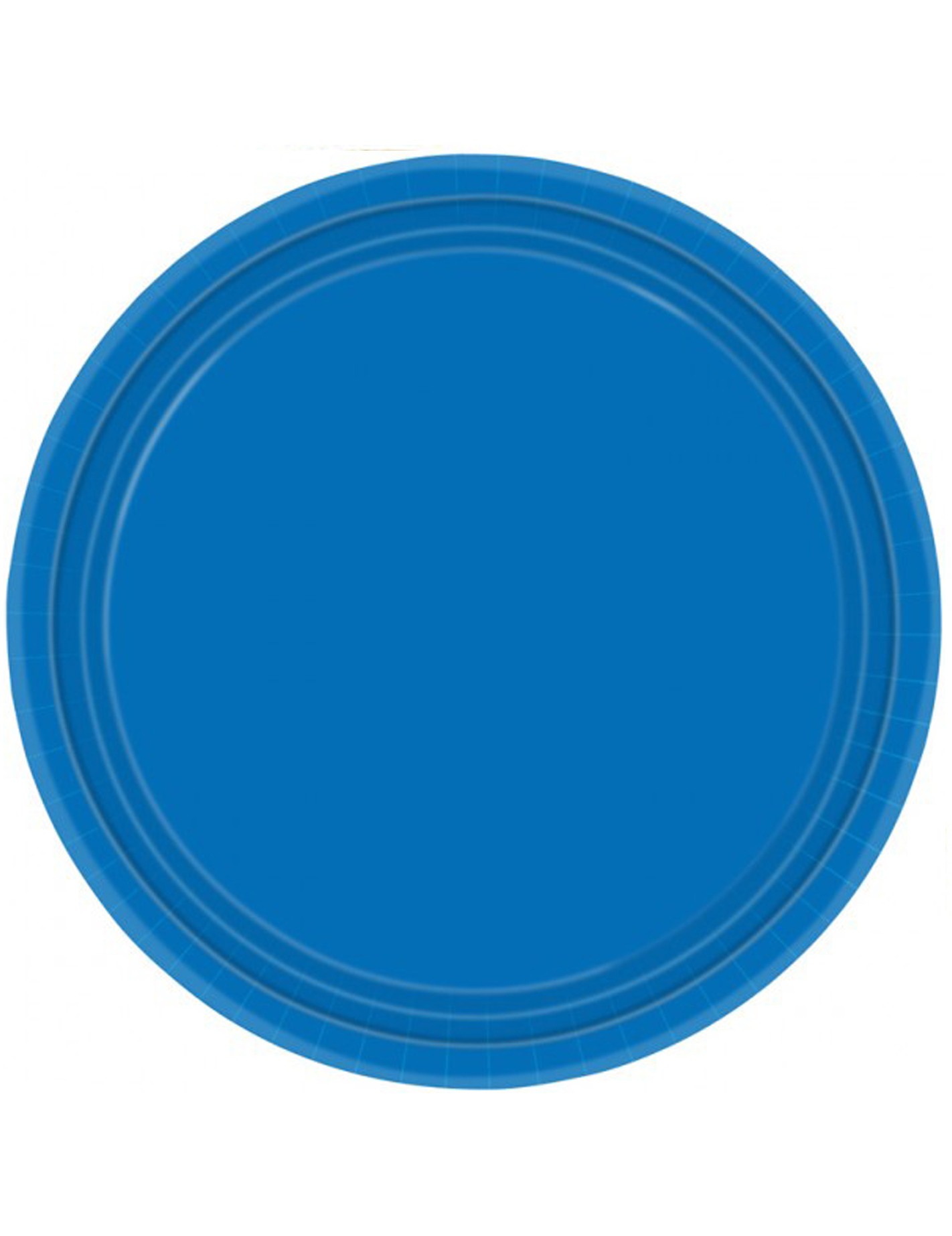 8 Assiettes bleues (Diam. 23 cm)