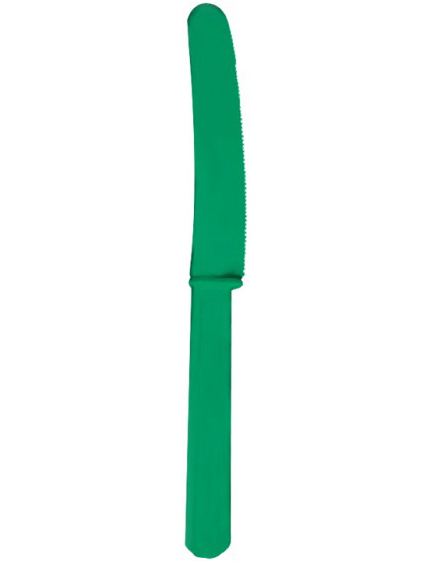 24 Couteaux verts