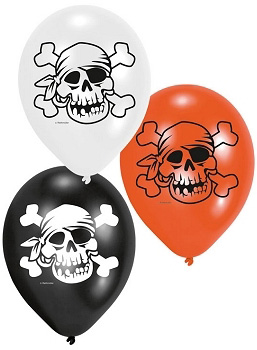 6 Ballons pirates
