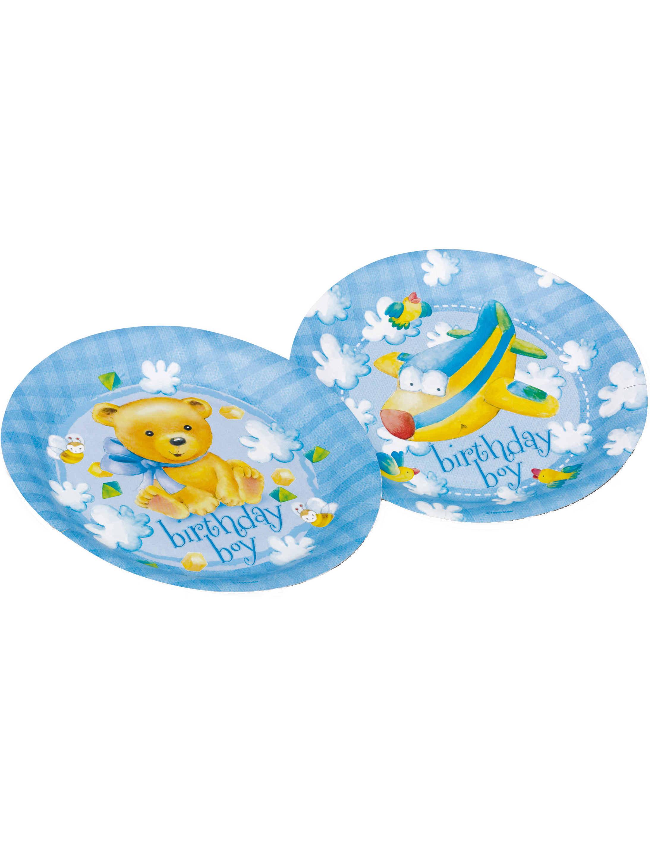 8 Assiettes Anniversaire Garçon