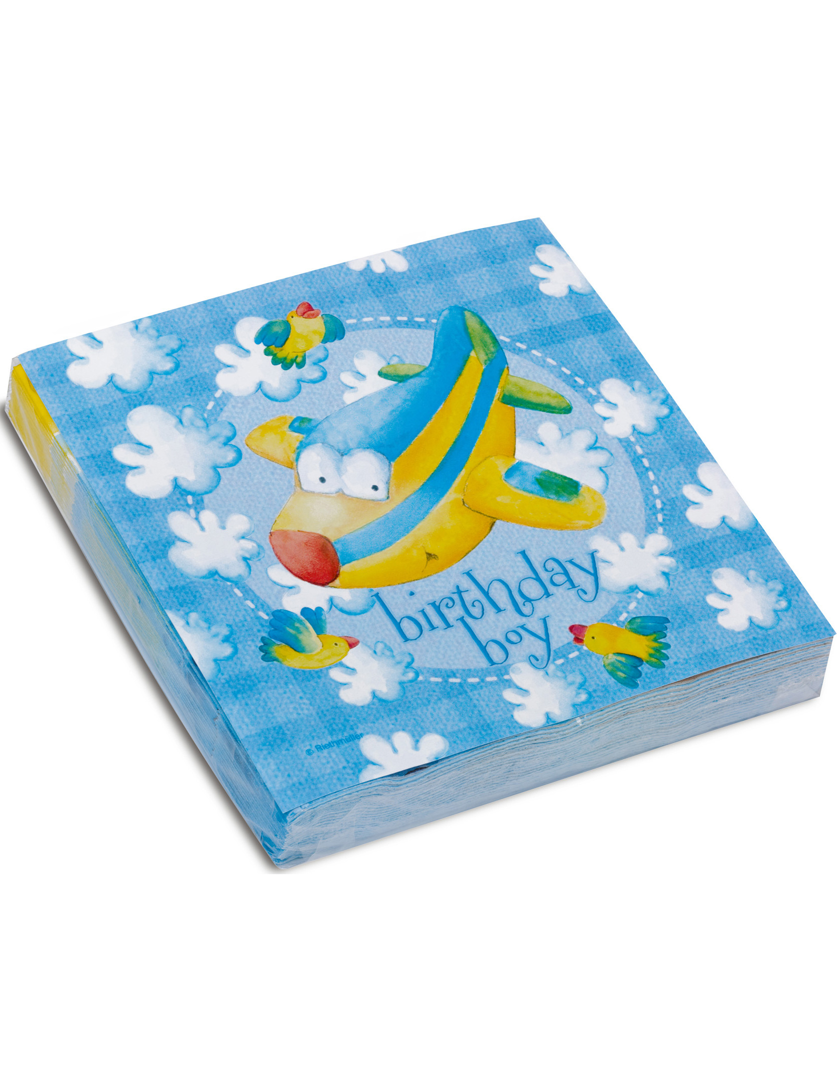 20 Serviettes en papier Anniversaire Garçon 33 x 33 cm