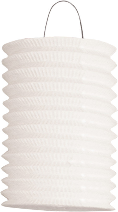 12 Lampions blancs