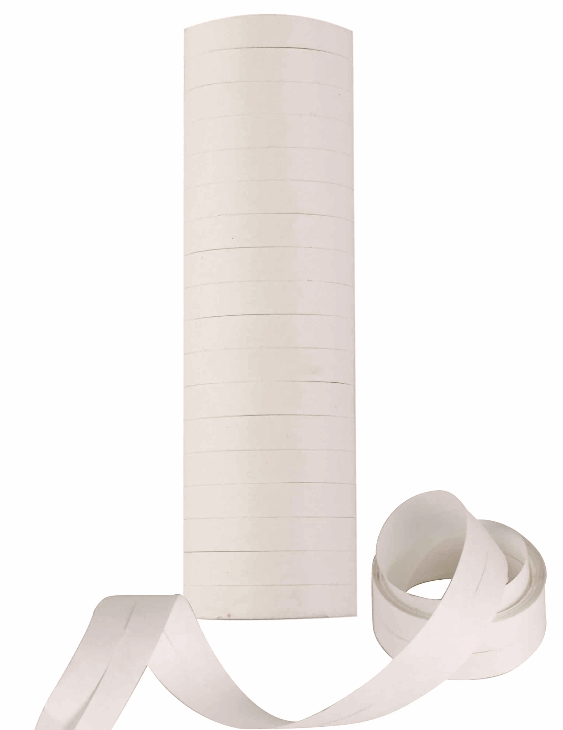 Rouleau de serpentins blanc