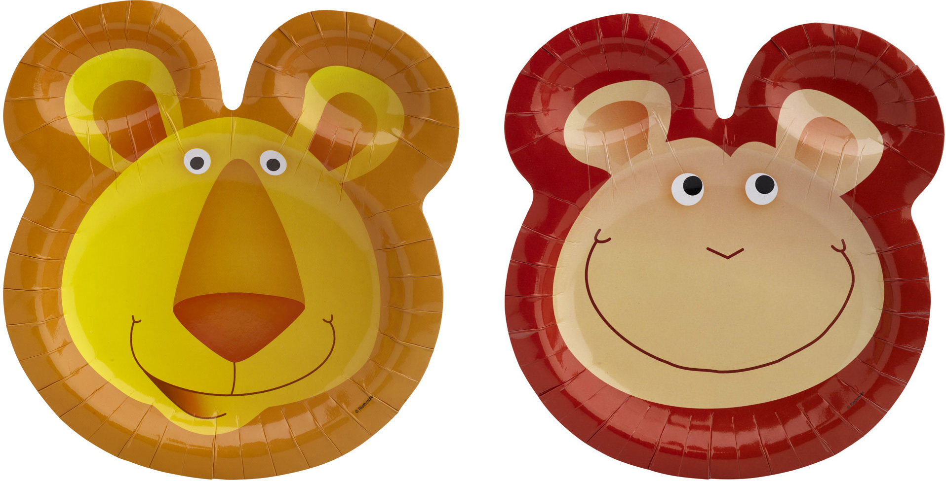 6 Assiettes Safari