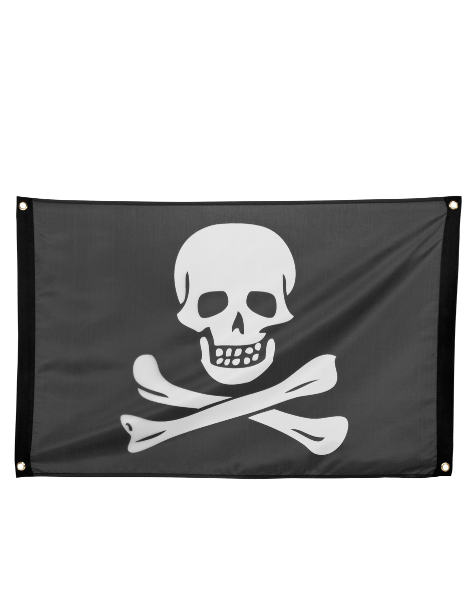 Drapeau pirate avec oeillets