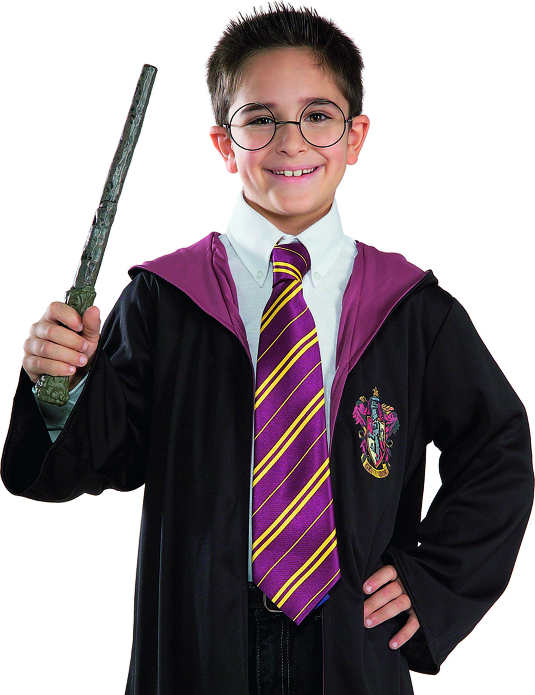 Kit baguette magique & lunettes Harry Potter enfant