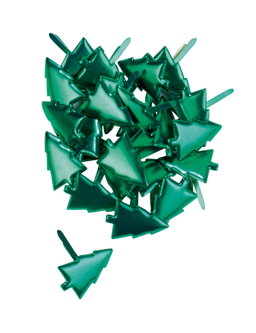 Attaches parisiennes sapins verts