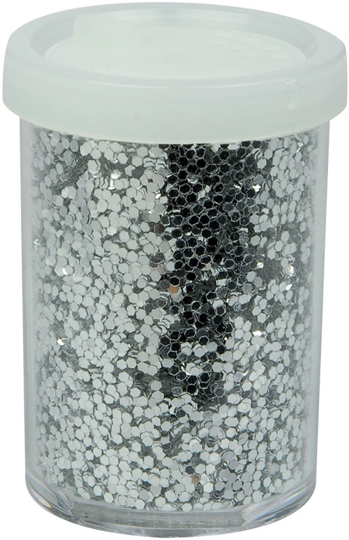 Grosses paillettes argentées Noël