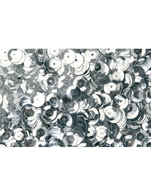Déco fettis paillettes argentées