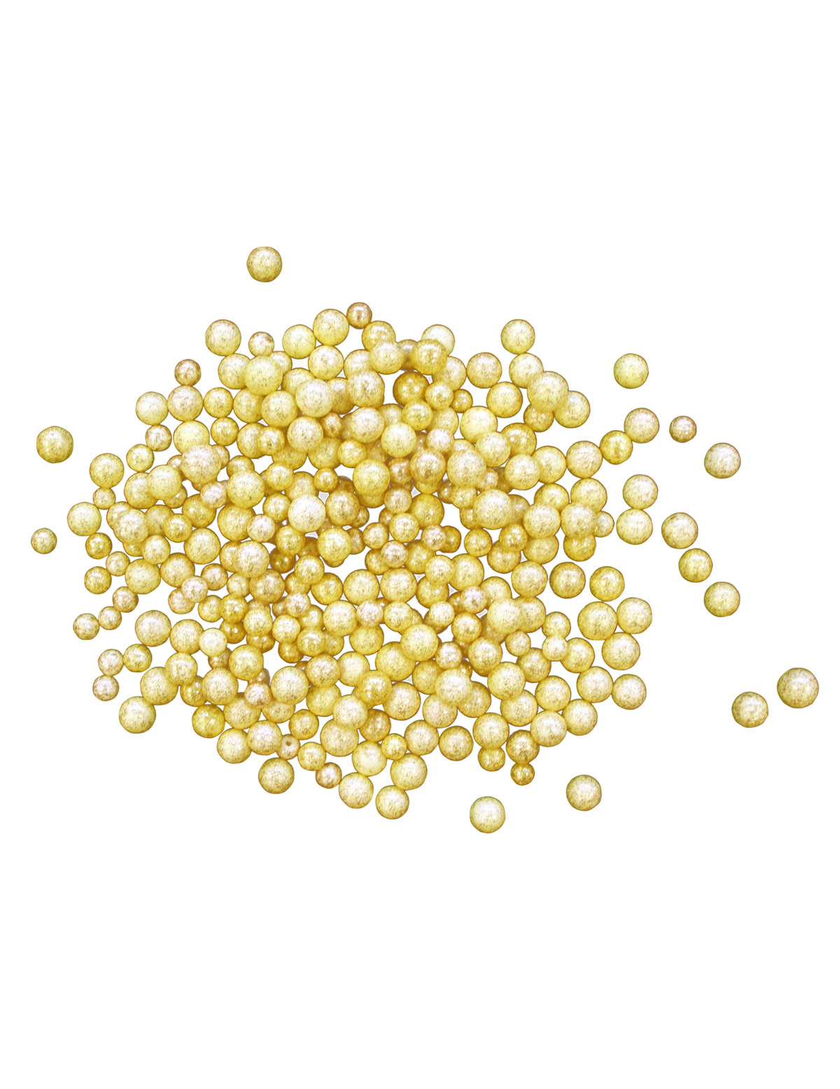 Sachet de perles dorées Noël