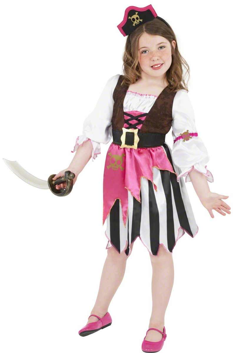 Déguisement pirate rose fille