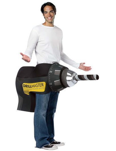 Déguisement perceuse adulte