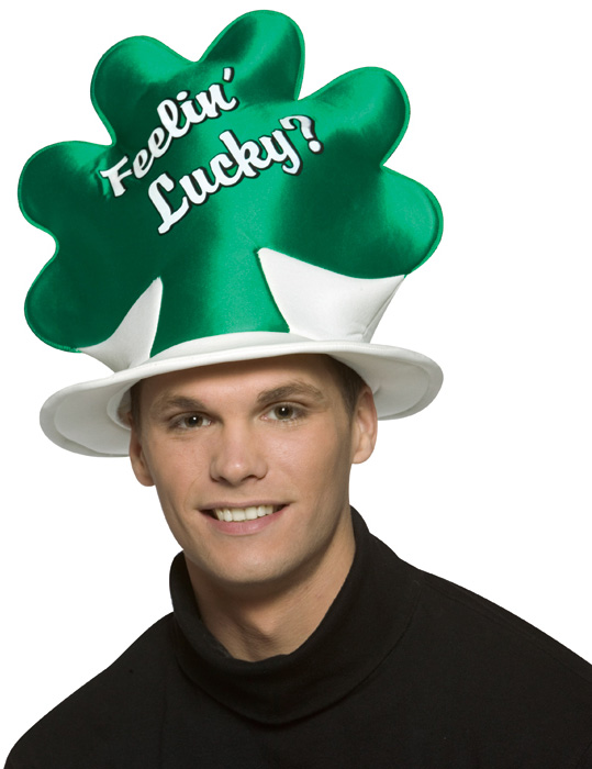Chapeau chance trèfle St Patrick adulte