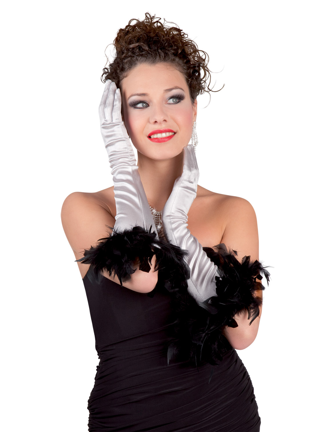 Gants longs femme
