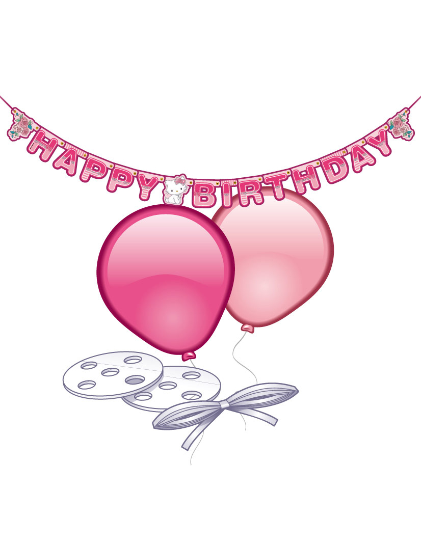 Set Joyeux anniversaire Charmmy Kitty fille
