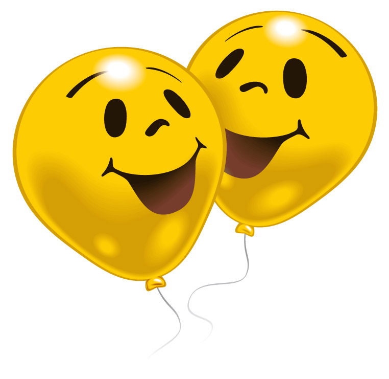 10 Ballons smiley