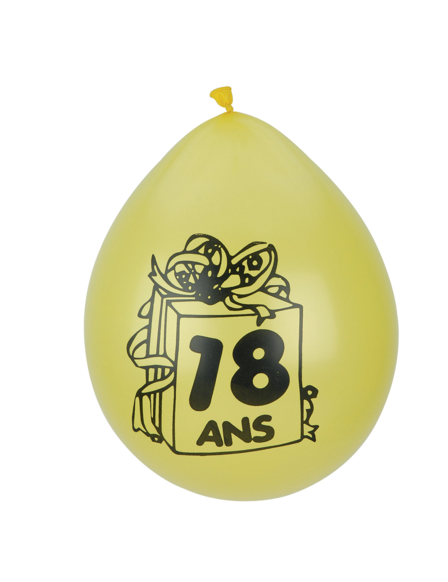8 Ballons âges 18 ans, 30 ans, 40 ans, 60 ans