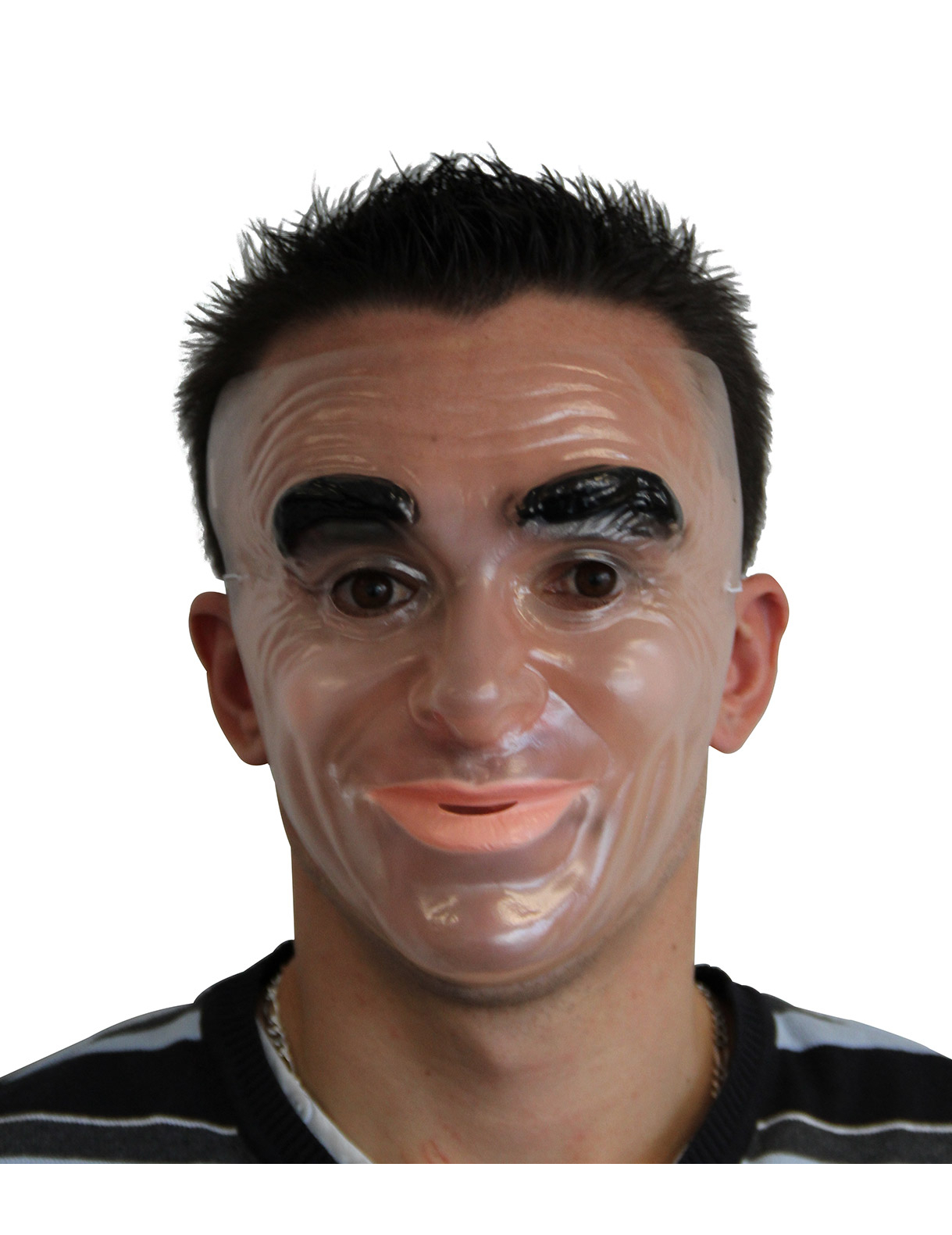 Masque visage homme souriant