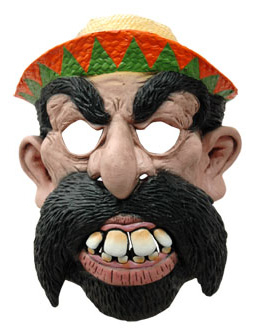 Masque bandit mexicain
