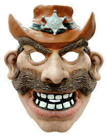 Masque cowboy adulte