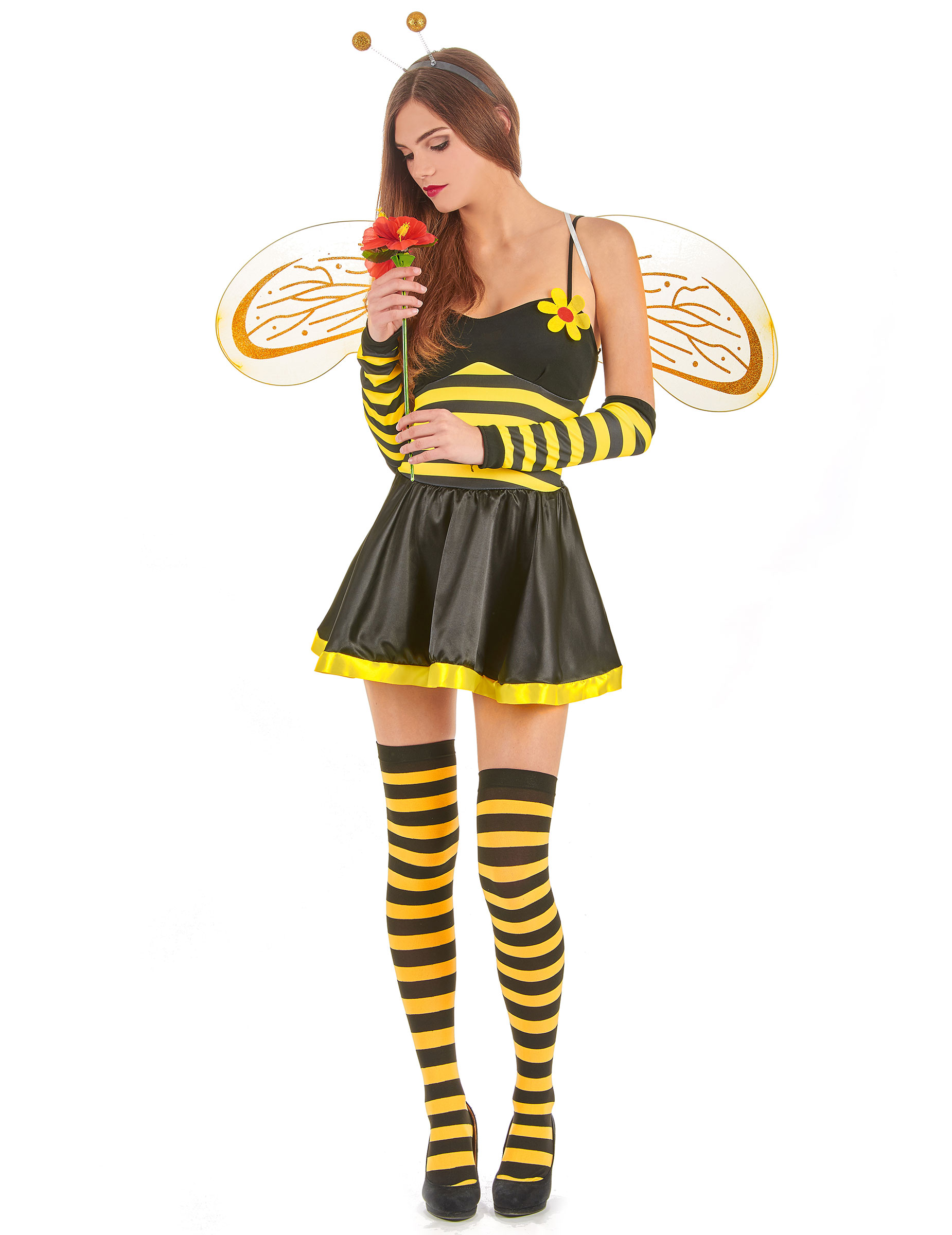 Déguisement abeille femme à fleur