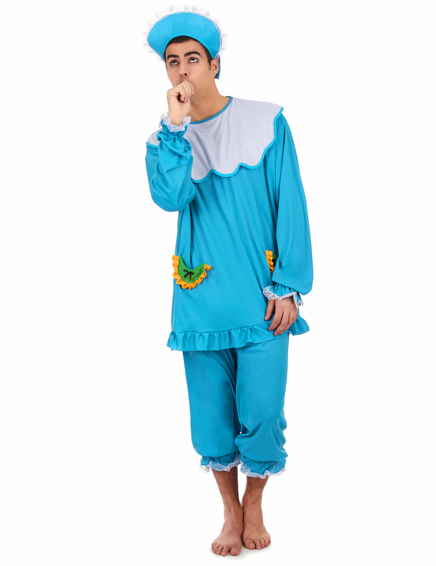 Déguisement bébé bleu homme