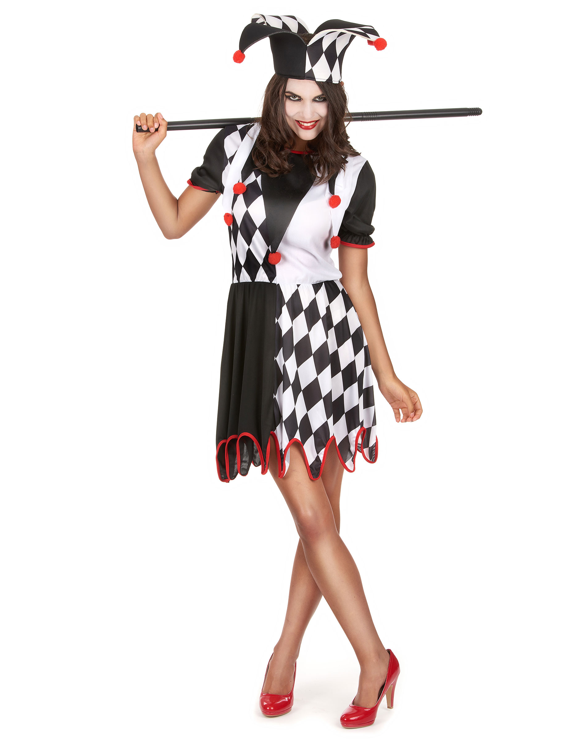 Déguisement bouffon femme