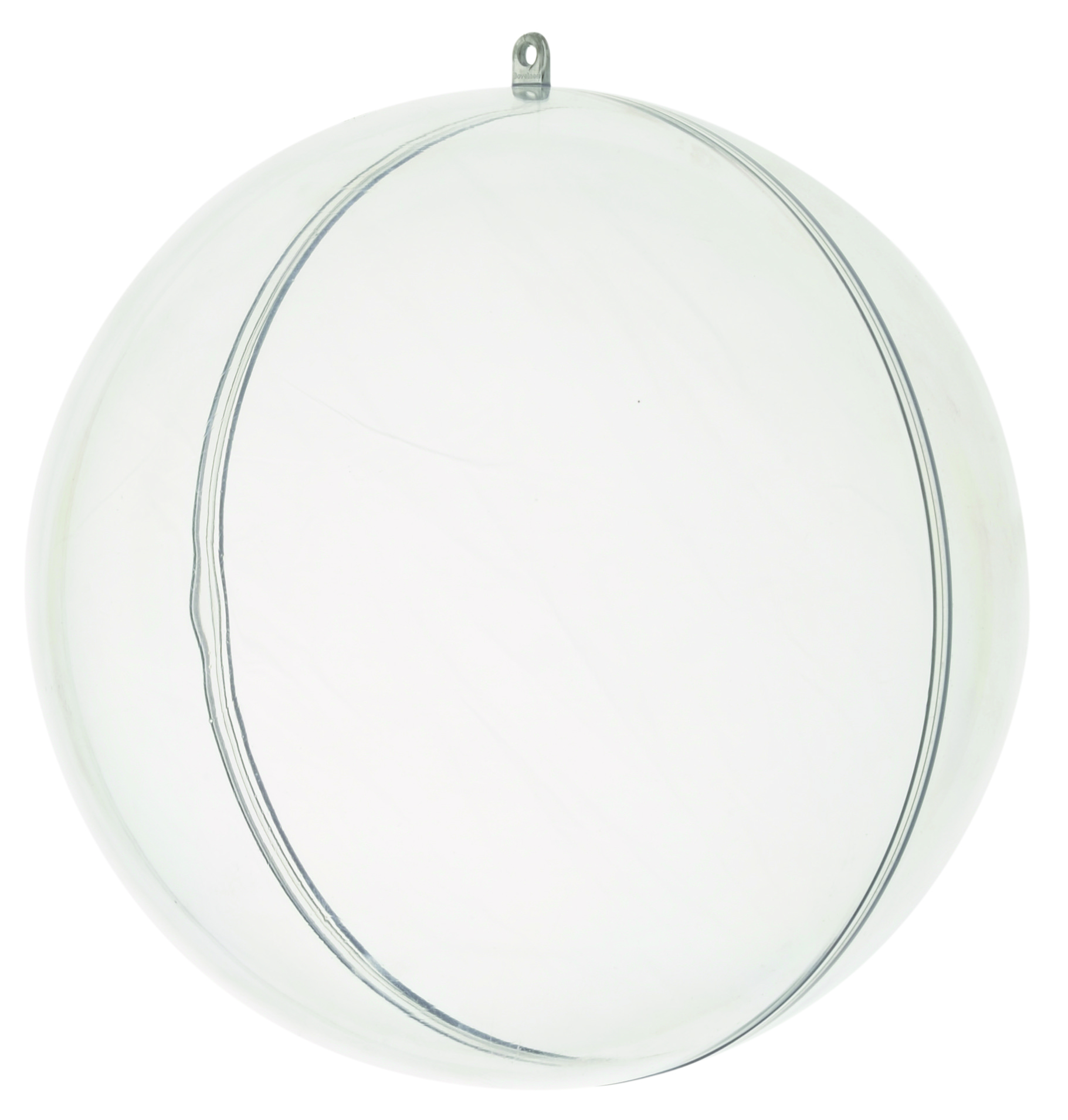 Boule de décoration transparente