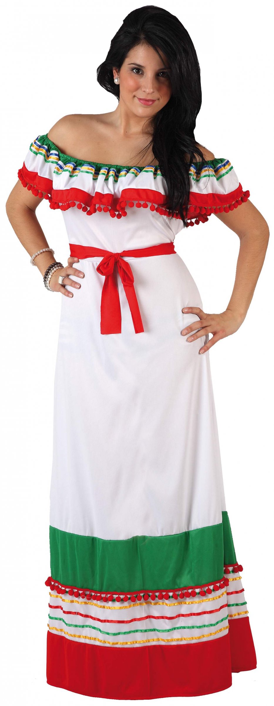 Déguisement mexicaine robe longue femme