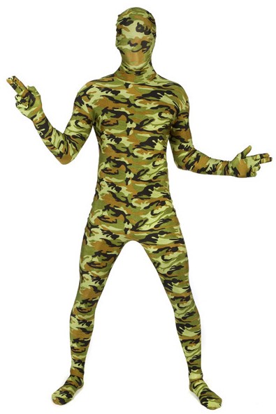 Déguisement  Morphsuits militaire adulte