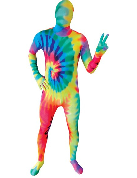 Déguisement  Morphsuits hippie adulte