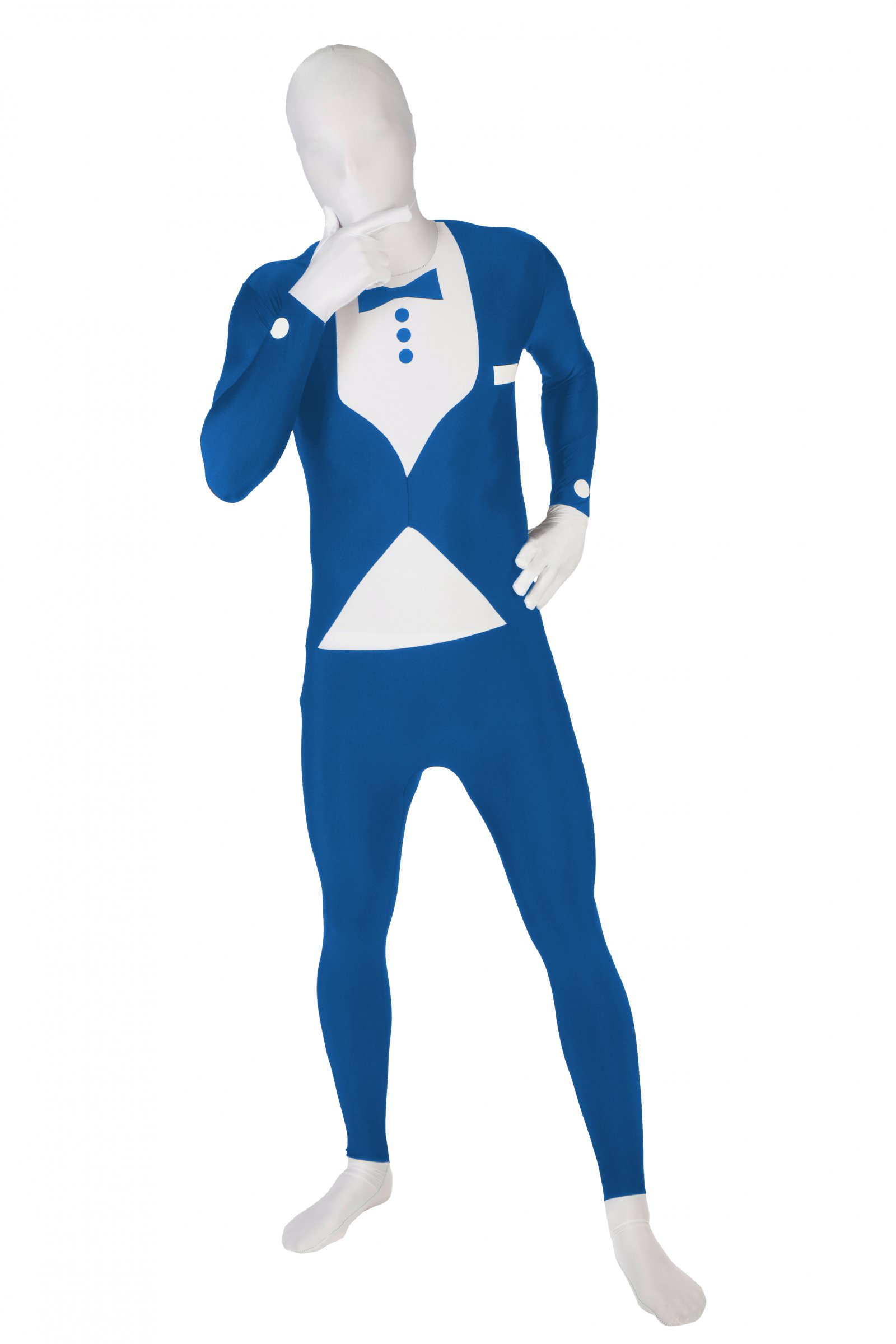 Déguisement  Morphsuits costume bleu adulte