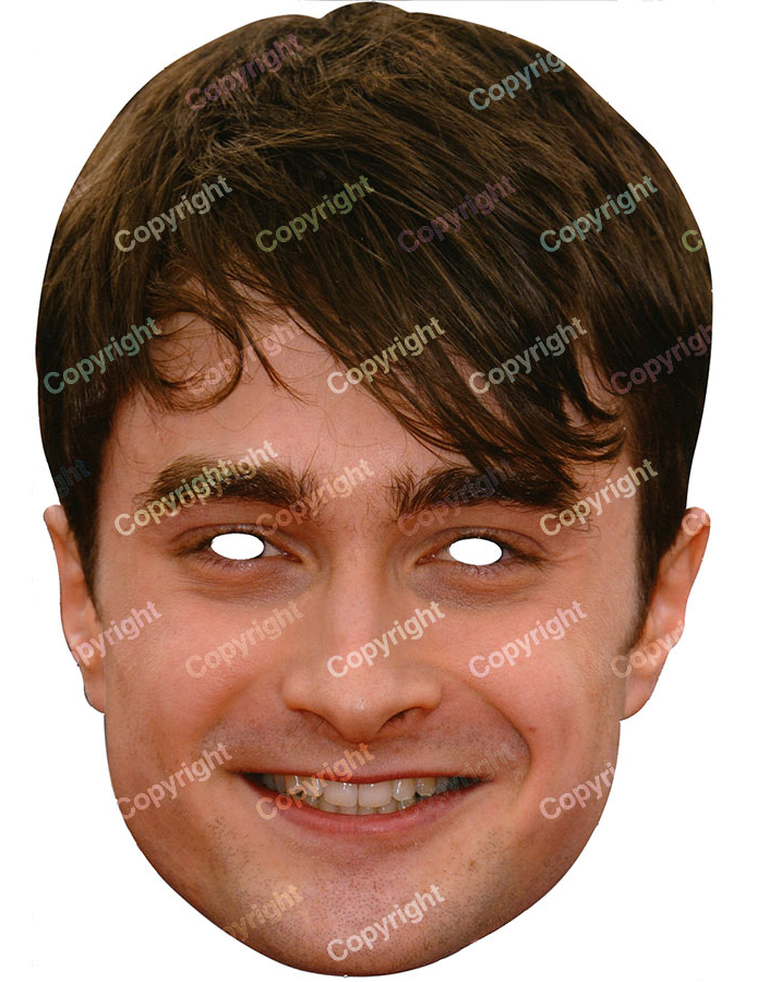 Masque carton Daniel Radcliffe