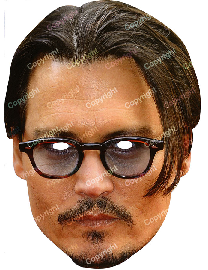 Masque carton Johnny Deep