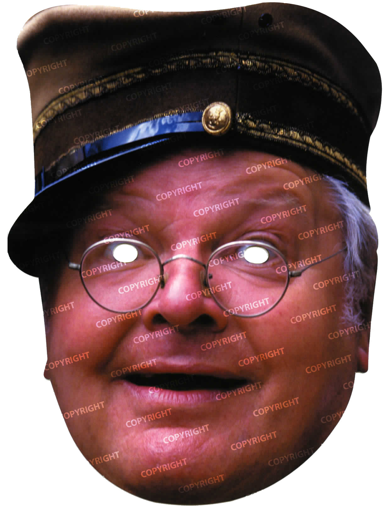 Masque carton Benny Hill